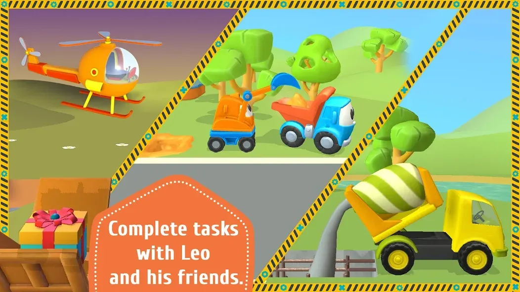 Взлом Leo and Сars: games for kids  [МОД Бесконечные монеты] — стабильная версия apk на Андроид screen 3