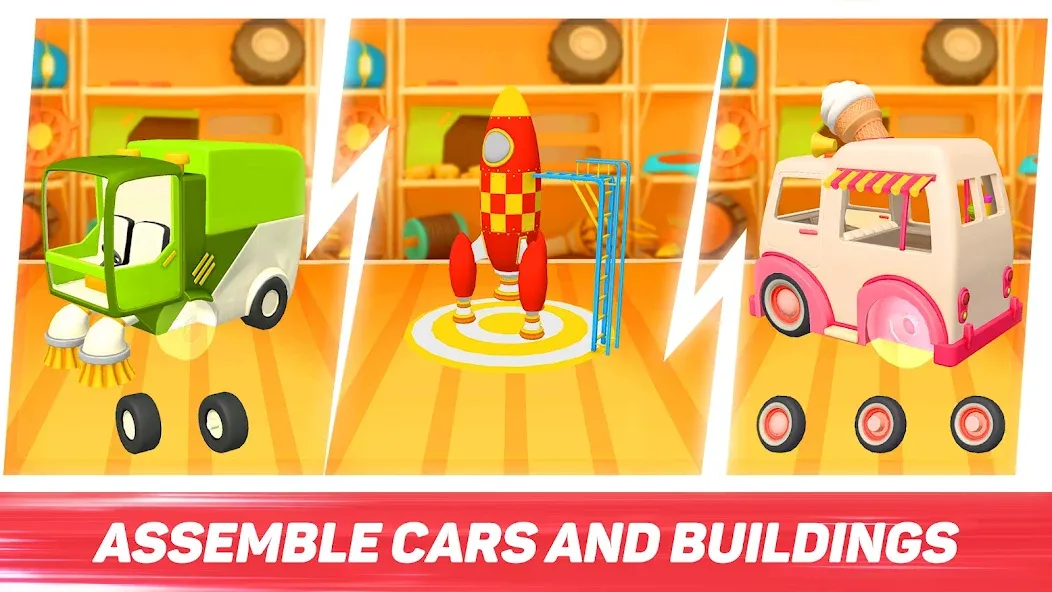 Взломанная Leo Runner: car games for kids  [МОД Mega Pack] — полная версия apk на Андроид screen 2