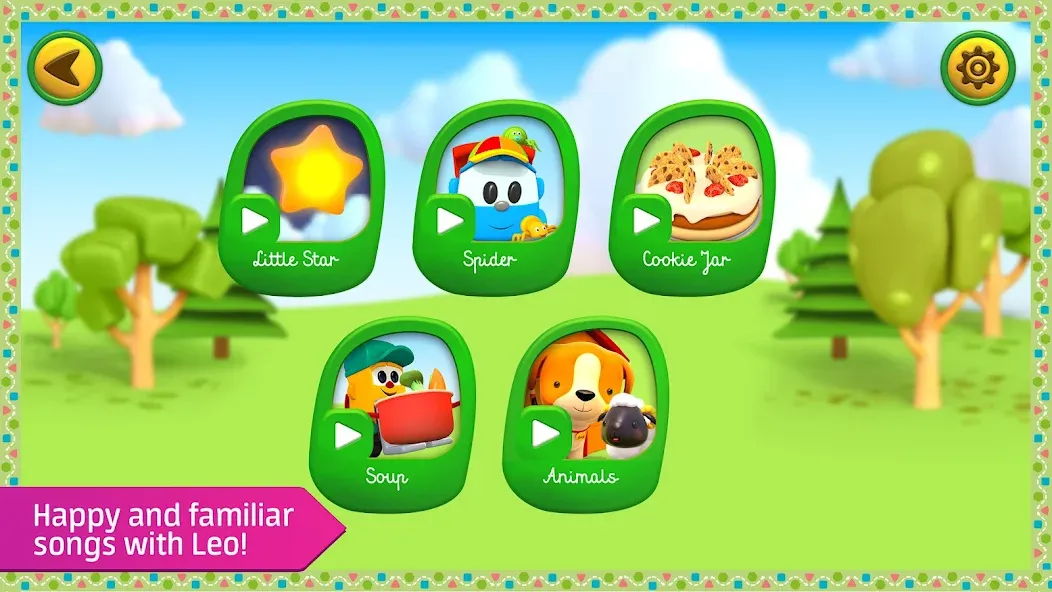 Скачать взлом Leo kids songs and music games  [МОД Menu] — полная версия apk на Андроид screen 4