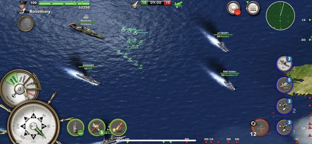 Взломанная Navy Field: Online Sea Battles (НеиФилд)  [МОД Menu] — полная версия apk на Андроид screen 1