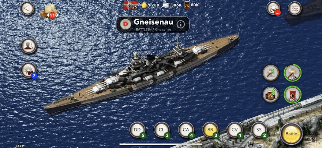 Взломанная Navy Field: Online Sea Battles (НеиФилд)  [МОД Menu] — полная версия apk на Андроид screen 2