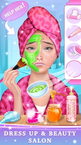 Скачать взломанную BFF Makeover — Spa & Dress Up  [МОД Меню] — полная версия apk на Андроид screen 1