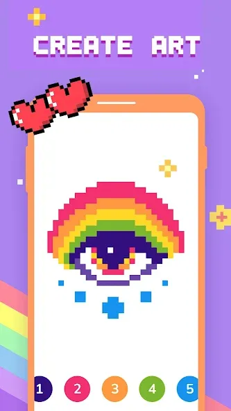 Взлом Paint by Number — Pixel Art  [МОД Много монет] — полная версия apk на Андроид screen 3