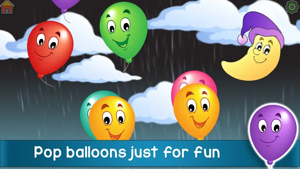 Скачать взломанную Kids Balloon Pop Game  [МОД Бесконечные монеты] — стабильная версия apk на Андроид screen 2