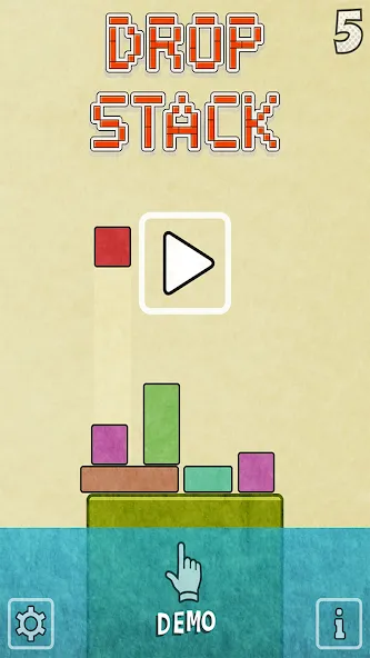 Скачать взлом Drop Stack Block Stacking Game (Дроп Стэк блочная игра с укладкой блоков)  [МОД Все открыто] — стабильная версия apk на Андроид screen 1