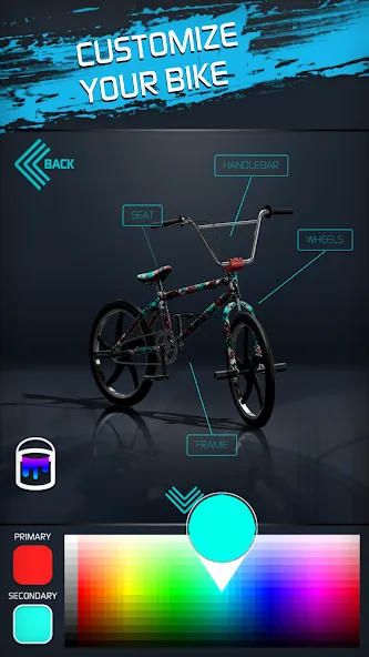 Скачать взломанную Touchgrind BMX 2 (Тачгринд ВМХ 2)  [МОД Unlocked] — полная версия apk на Андроид screen 2