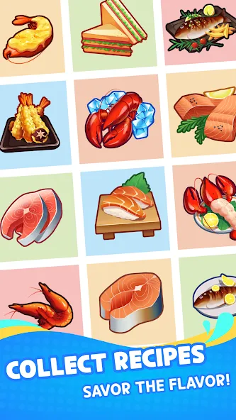 Скачать взломанную Seafood Inc — Tycoon, Idle (Айдл Сифуд Инк)  [МОД Unlocked] — стабильная версия apk на Андроид screen 3