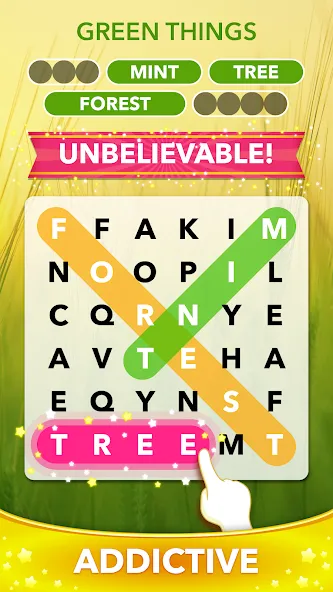 Взлом Word Heaps Search — Word Games (Ворд Хипс Срч)  [МОД Mega Pack] — полная версия apk на Андроид screen 2