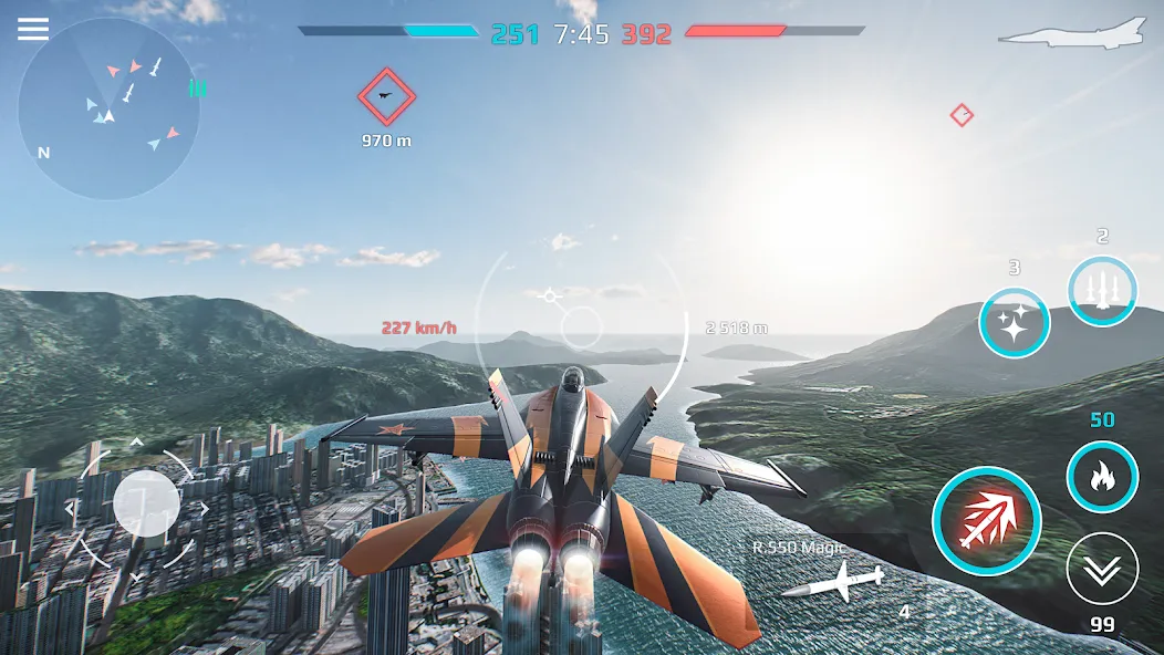 Скачать взломанную Sky Combat: War Planes Online (Скай Комбат)  [МОД Unlimited Money] — полная версия apk на Андроид screen 5