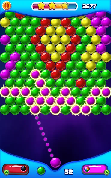 Взлом Bubble Shooter 2 (Бабл Шутер 2)  [МОД Меню] — последняя версия apk на Андроид screen 4