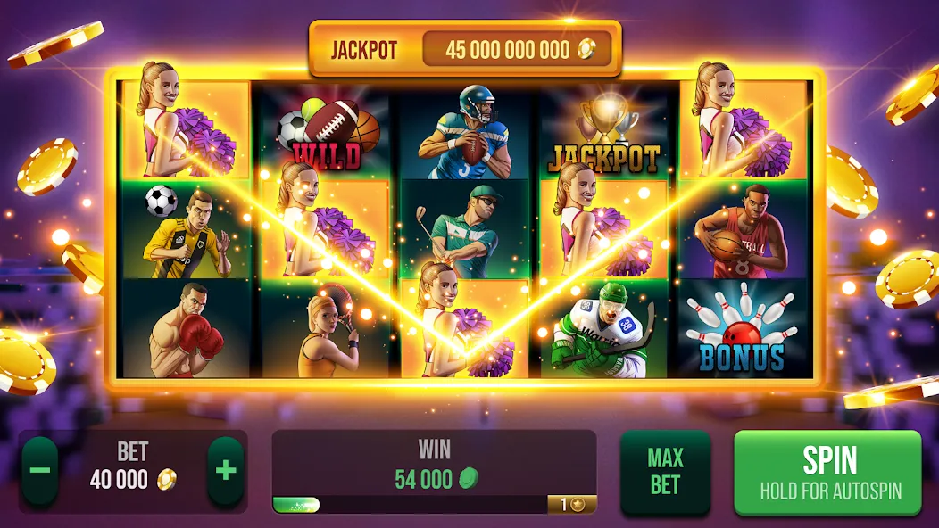 Скачать взломанную Casino All Star: Poker & Slots (Казино Олл Стар)  [МОД Unlocked] — полная версия apk на Андроид screen 3