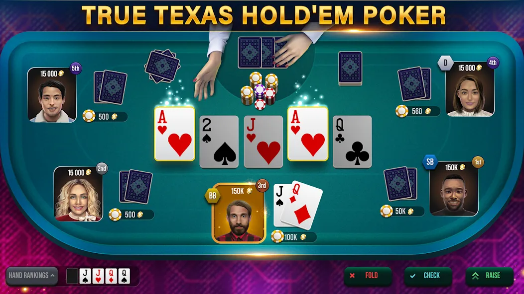 Скачать взломанную Casino All Star: Poker & Slots (Казино Олл Стар)  [МОД Unlocked] — полная версия apk на Андроид screen 4