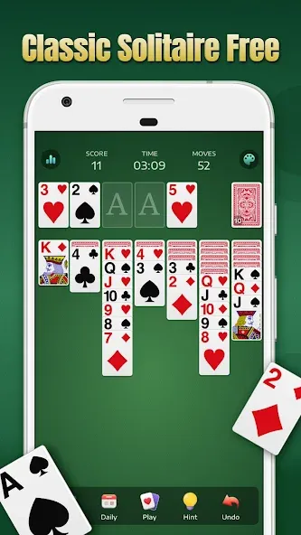 Скачать взлом Solitaire — Classic Card Games  [МОД Меню] — стабильная версия apk на Андроид screen 1