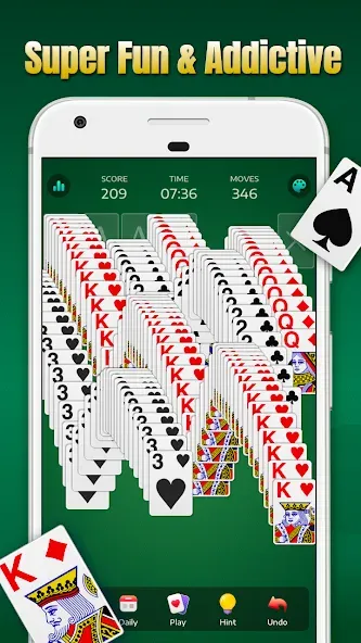 Скачать взлом Solitaire — Classic Card Games  [МОД Меню] — стабильная версия apk на Андроид screen 2