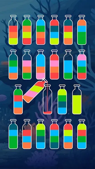 Скачать взломанную SortPuz™: Water Sort Puzzle (СортПаз)  [МОД Меню] — последняя версия apk на Андроид screen 4