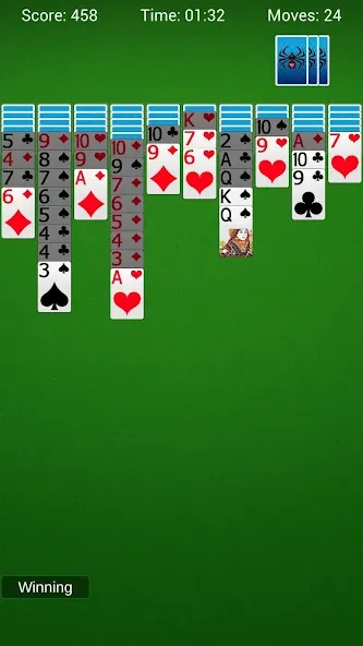 Взломанная Spider Solitaire — Card Games  [МОД Menu] — последняя версия apk на Андроид screen 3