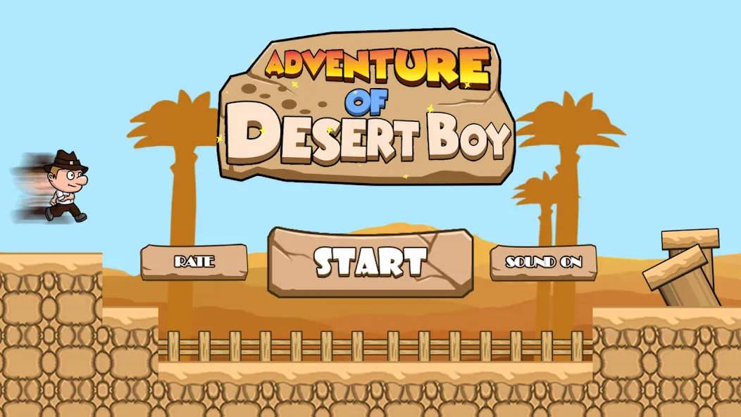 Скачать взломанную Ted Adventure of Desert Boy (Тед Приключения Пустынного Мальчика)  [МОД Много монет] — последняя версия apk на Андроид screen 2