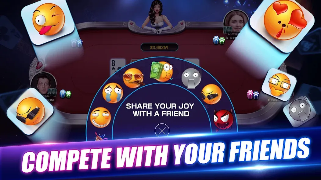 Взлом Winning Poker™ — Texas Holdem (Виннинг Покер)  [МОД Unlocked] — полная версия apk на Андроид screen 2