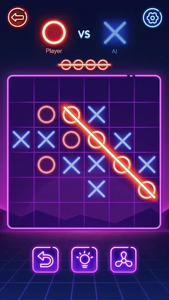 Скачать взломанную Tic Tac Toe 2 Player: XOXO  [МОД Бесконечные монеты] — стабильная версия apk на Андроид screen 2