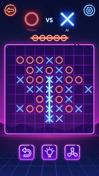 Скачать взломанную Tic Tac Toe 2 Player: XOXO  [МОД Бесконечные монеты] — стабильная версия apk на Андроид screen 4