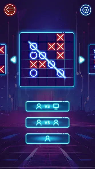 Скачать взлом OX Game — XOXO · Tic Tac Toe  [МОД Unlocked] — стабильная версия apk на Андроид screen 2