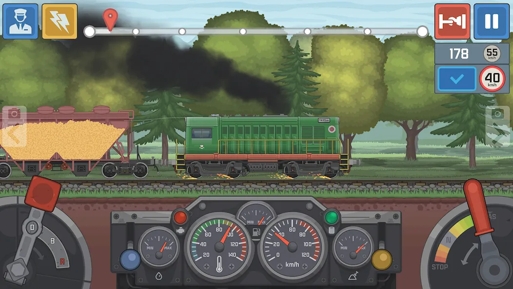 Скачать взломанную Train Simulator: Railroad Game (Трейн Симулятор)  [МОД Все открыто] — полная версия apk на Андроид screen 4