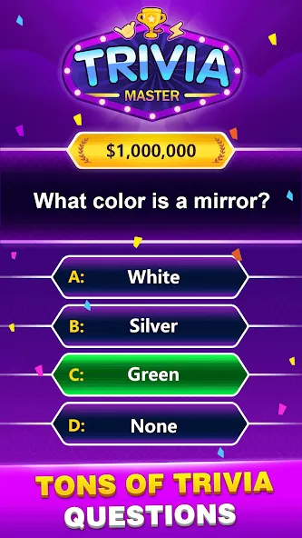 Скачать взлом Trivia Master — Word Quiz Game (ТРИВИЯ Мастер)  [МОД Все открыто] — последняя версия apk на Андроид screen 4