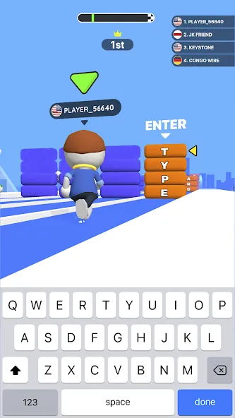 Скачать взлом Type Sprint: Typing Games (Тайп Спринт)  [МОД Много монет] — стабильная версия apk на Андроид screen 3