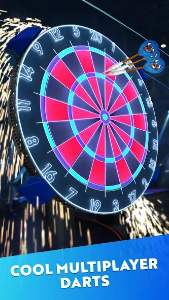 Скачать взлом Darts of Fury (Дартс оф Фьюри)  [МОД Много монет] — последняя версия apk на Андроид screen 1