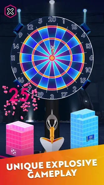 Скачать взлом Darts of Fury (Дартс оф Фьюри)  [МОД Много монет] — последняя версия apk на Андроид screen 2