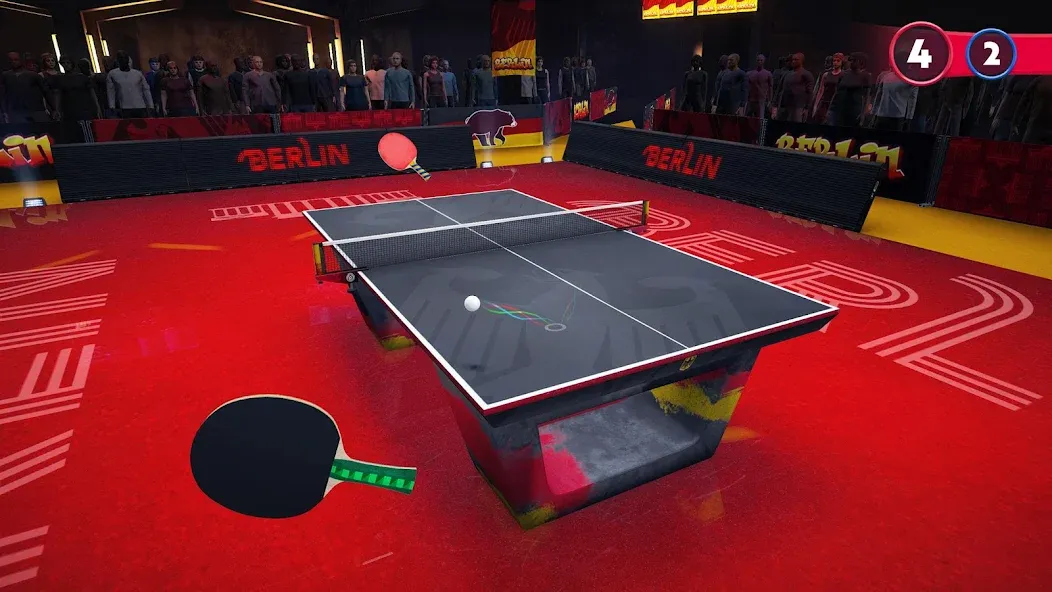 Скачать взлом Ping Pong Fury (Пингпонг Фьюри)  [МОД Unlocked] — полная версия apk на Андроид screen 4