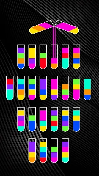 Скачать взломанную SortPuz 3D: Water Color Sort (СортПаз 3Д)  [МОД Mega Pack] — последняя версия apk на Андроид screen 2