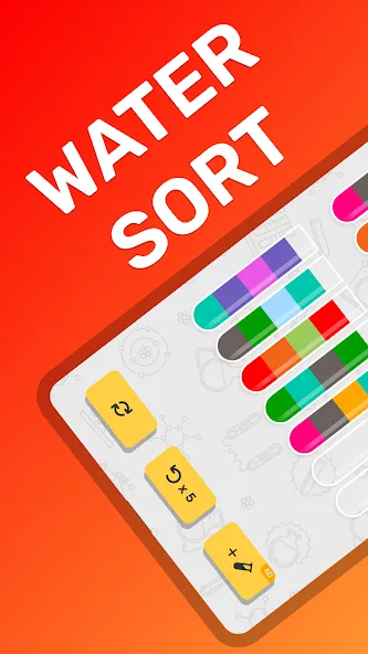 Скачать взломанную Water Sort Puzzle Color Game  [МОД Много денег] — последняя версия apk на Андроид screen 1