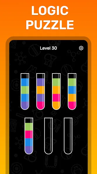 Скачать взломанную Water Sort Puzzle Color Game  [МОД Много денег] — последняя версия apk на Андроид screen 4