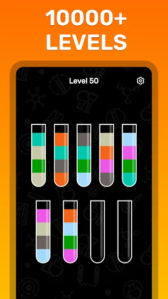 Скачать взломанную Water Sort Puzzle Color Game  [МОД Много денег] — последняя версия apk на Андроид screen 5