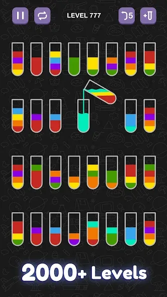 Взломанная Water Sort Puzzle — Sort Color  [МОД Много денег] — последняя версия apk на Андроид screen 2