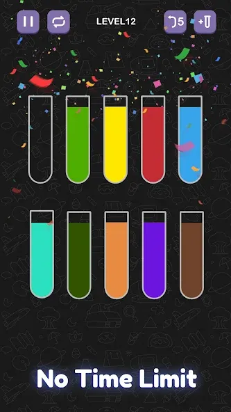 Взломанная Water Sort Puzzle — Sort Color  [МОД Много денег] — последняя версия apk на Андроид screen 5