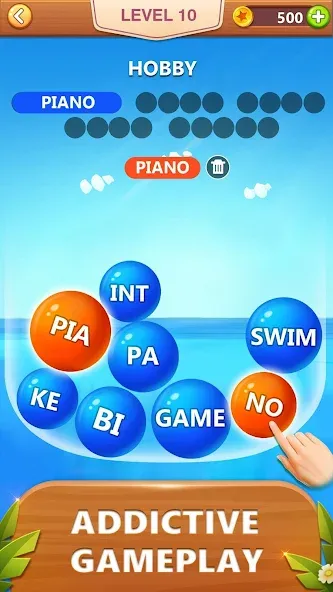 Скачать взлом Word Bubble Puzzle — Word Game  [МОД Много монет] — стабильная версия apk на Андроид screen 2