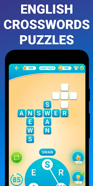 Скачать взломанную Words from word: Crosswords  [МОД Mega Pack] — последняя версия apk на Андроид screen 5