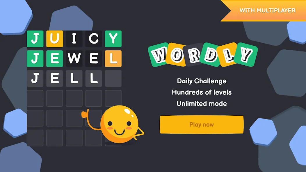 Скачать взломанную Wordly — unlimited word game (Вордли)  [МОД Все открыто] — последняя версия apk на Андроид screen 1